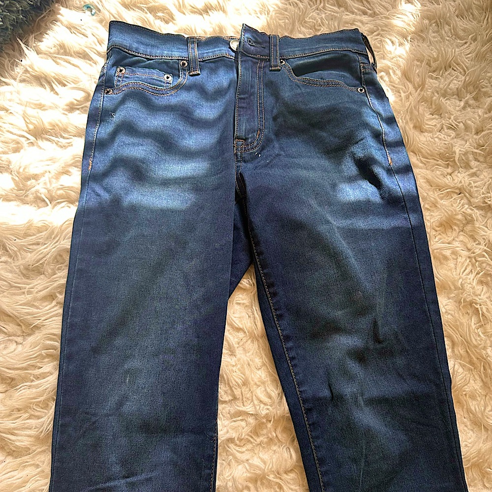 High rise dark wash Aeropostale Jeggings.